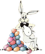 Gif animé Pâques lapin oeuf